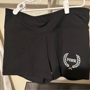 Pink ultimate shorts yoga shorts black large Victoria’s Secret